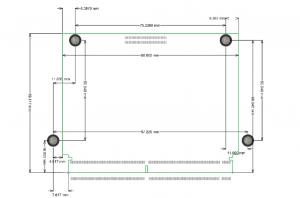 MitySOM-AM57F Mechanical Outline